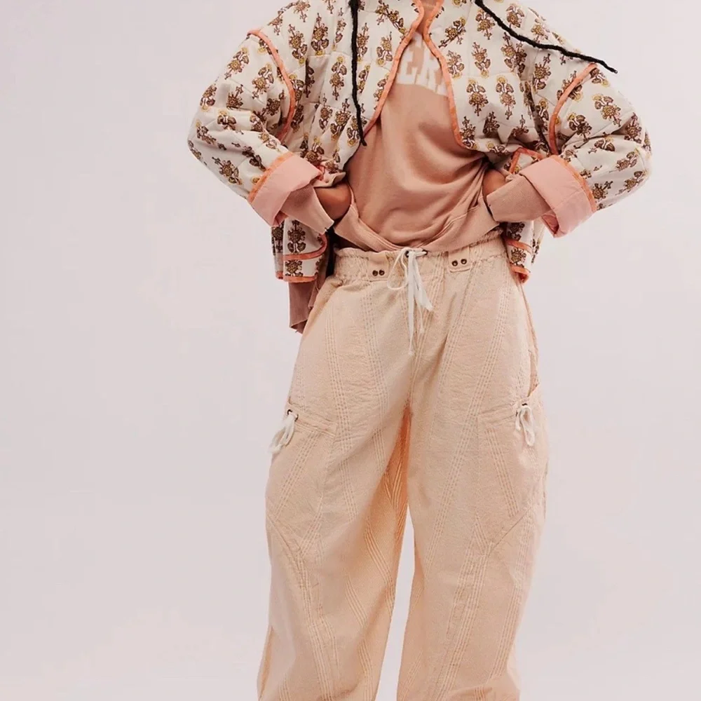 NWT Free People Outta Sight Parachute Pants Size L - Picture 6 of 8